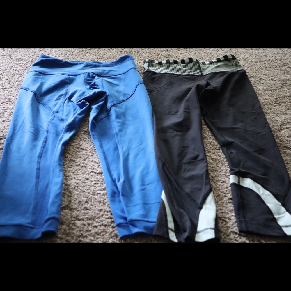 Lululemon size 4 Capri yoga pants bundle